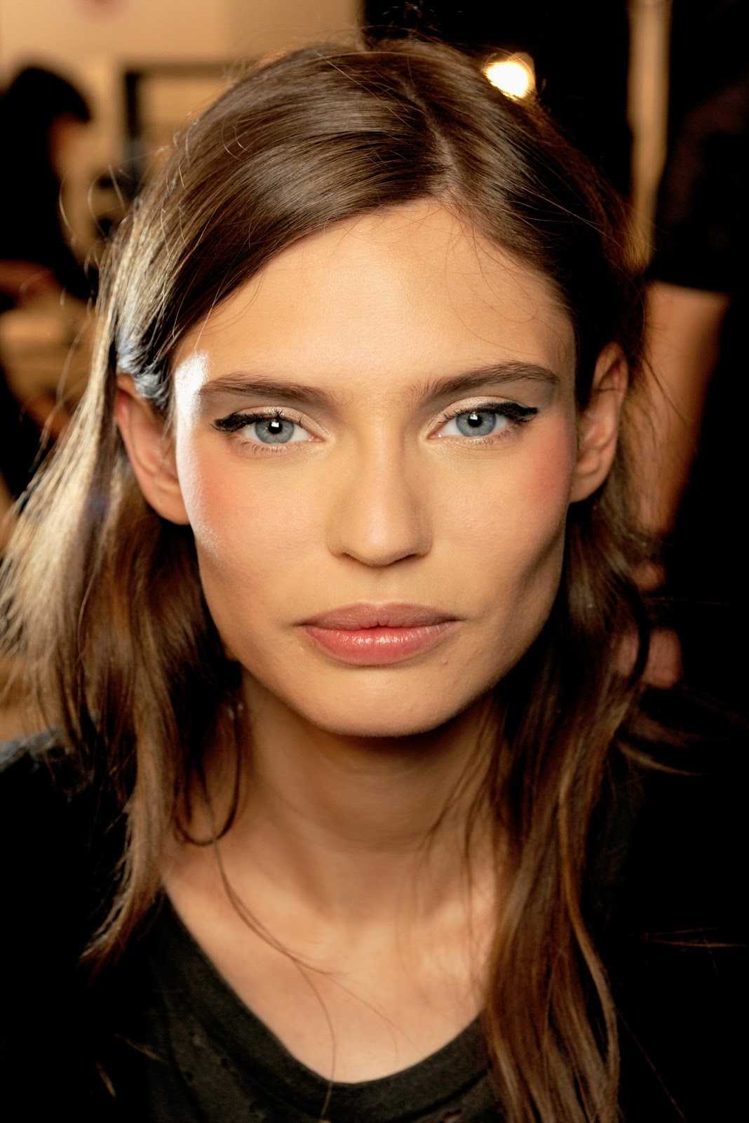 High cheekbones Bianca Balti top model