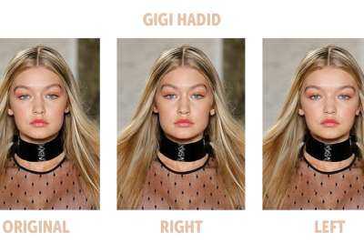 Gigi Hadid symmetrical face top model news