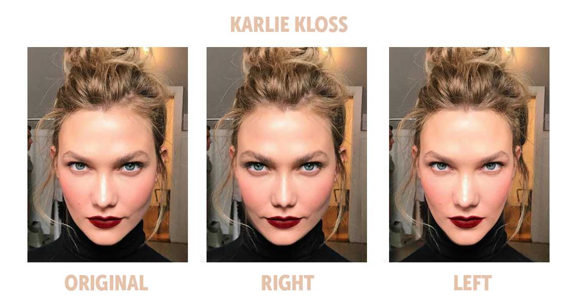Karlie Kloss symmetrical face top model news