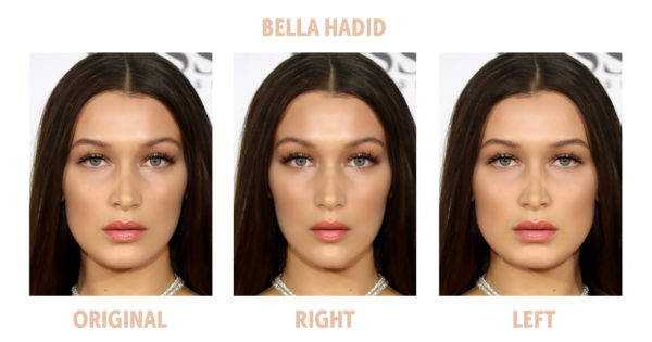 bella hadid symmetrical face top model news